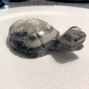 Turtle Shaped Carved in Alabaster Marble Stone